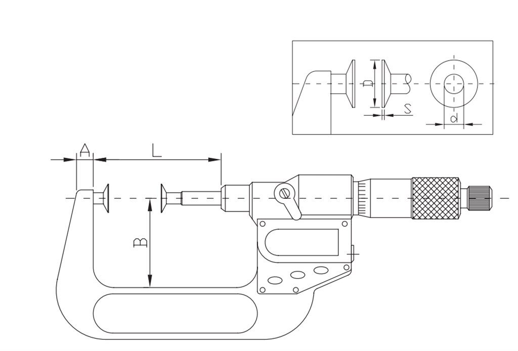 150-175 mm KAPASİTELİ DİJİTAL DİŞLİ MİKROMETRESİ-1