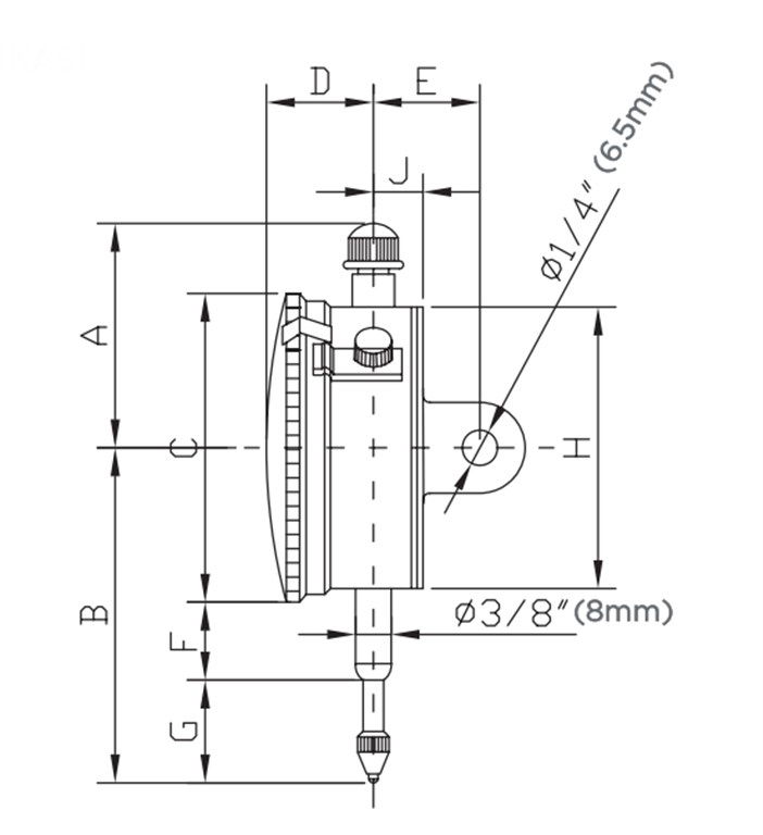 0-30 mm KAPASİTELİ AGD2 KOMPARATÖR SAATİ-1