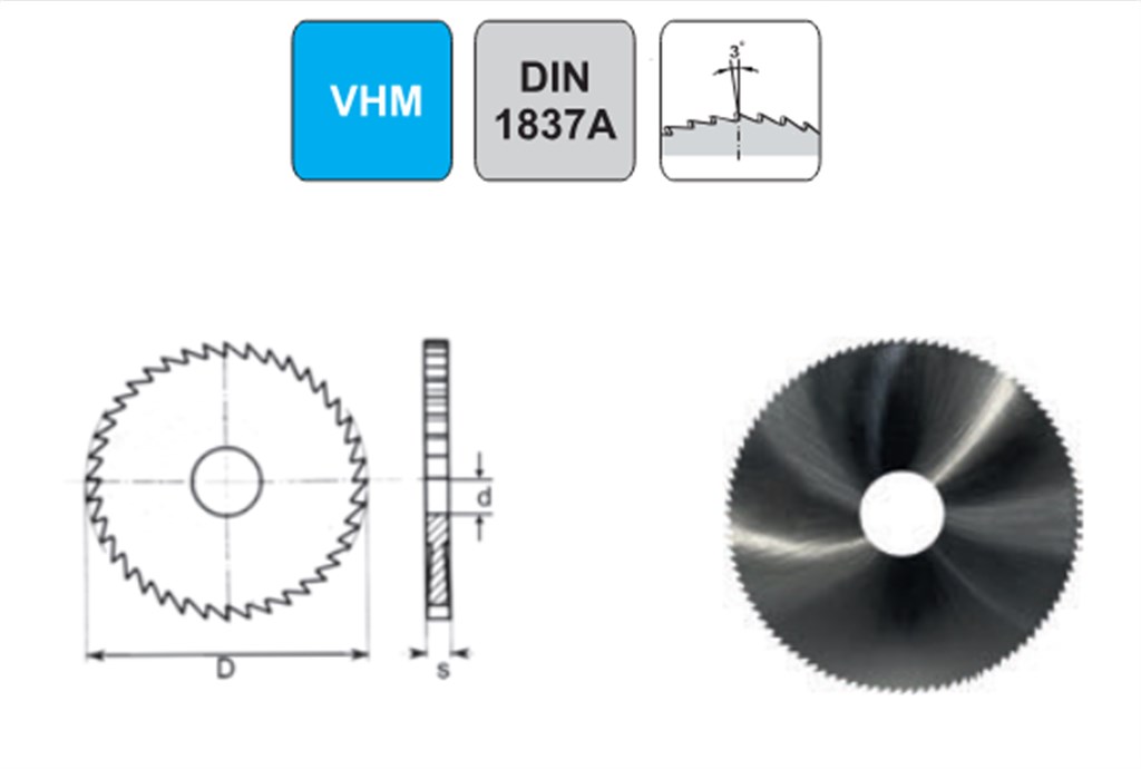 GSP DIN 1837A METAL DAİRE TESTERE BIÇAĞI 250*5,0mm-1