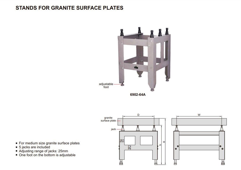 6902 Pleyt Standı 630x400x80 mm (Yüksek Tip)-1