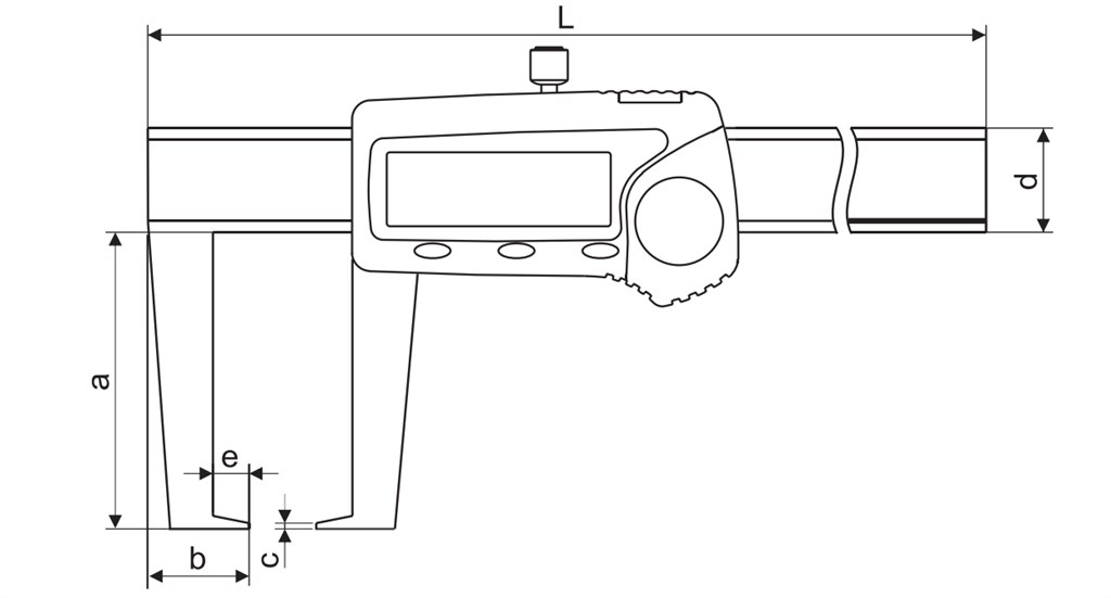 PLD DIŞ KANAL DİJİTAL KUMPAS C109-0015E-1