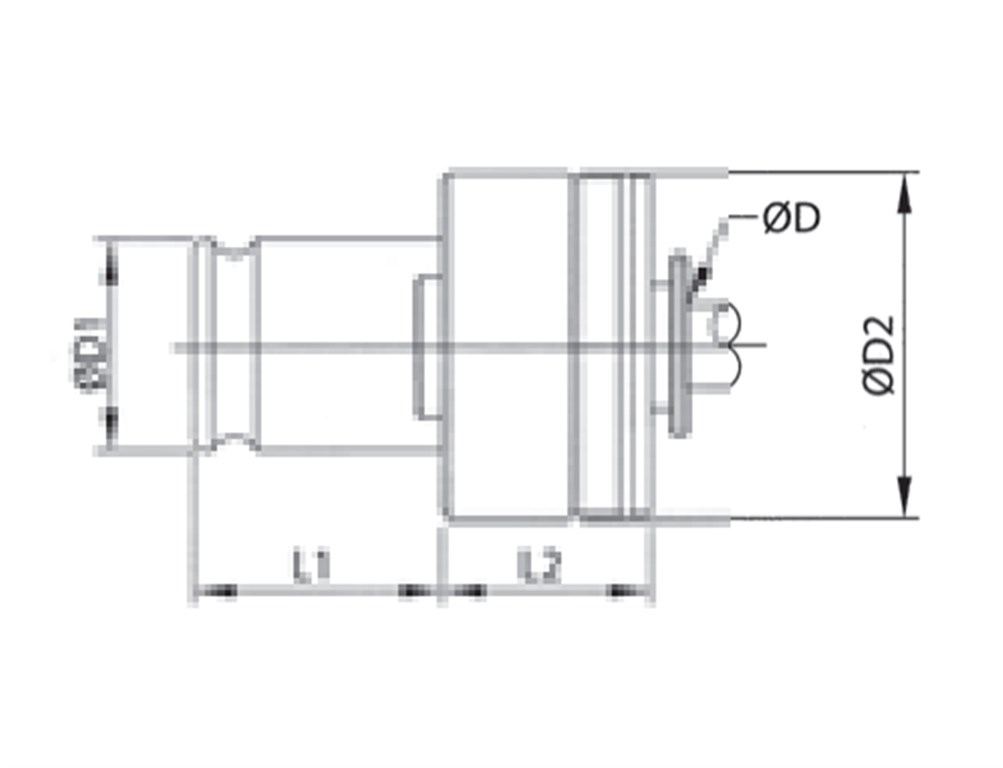 VERTEX TIP DIN 376 KILAVUZ ADAPTÖRÜ 820-29D-1