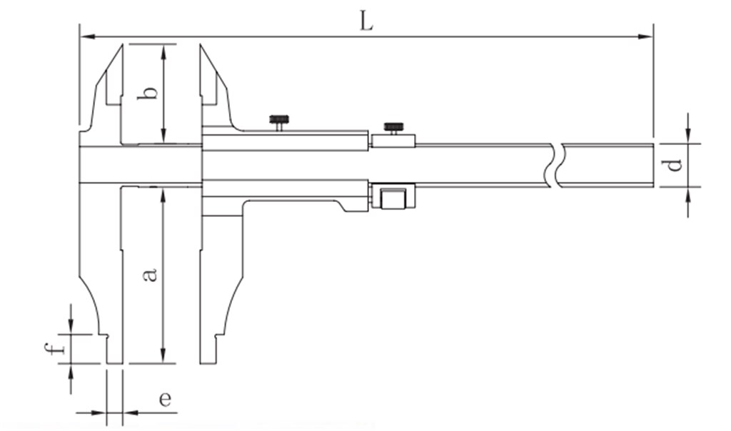 ASIMETO 0-300 mm AĞIR İŞ ÇİFT ÇENE MEKANİK KUMPAS-1