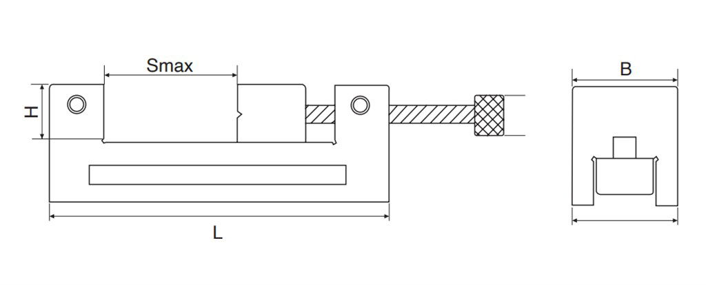 KRASNIC VİDALI HASSAS MENGENE C905-QGG050-1