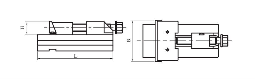 HASSAS TEZGAH MENGENESi HAREKETLİ ÇENE NO :1 C970M-125I-1
