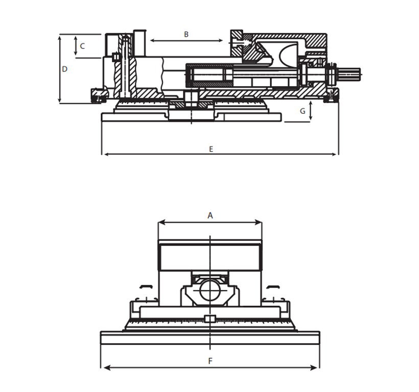 HASSAS FREZE MENGENESİ (SÜPER OPEN) C965-160A-1