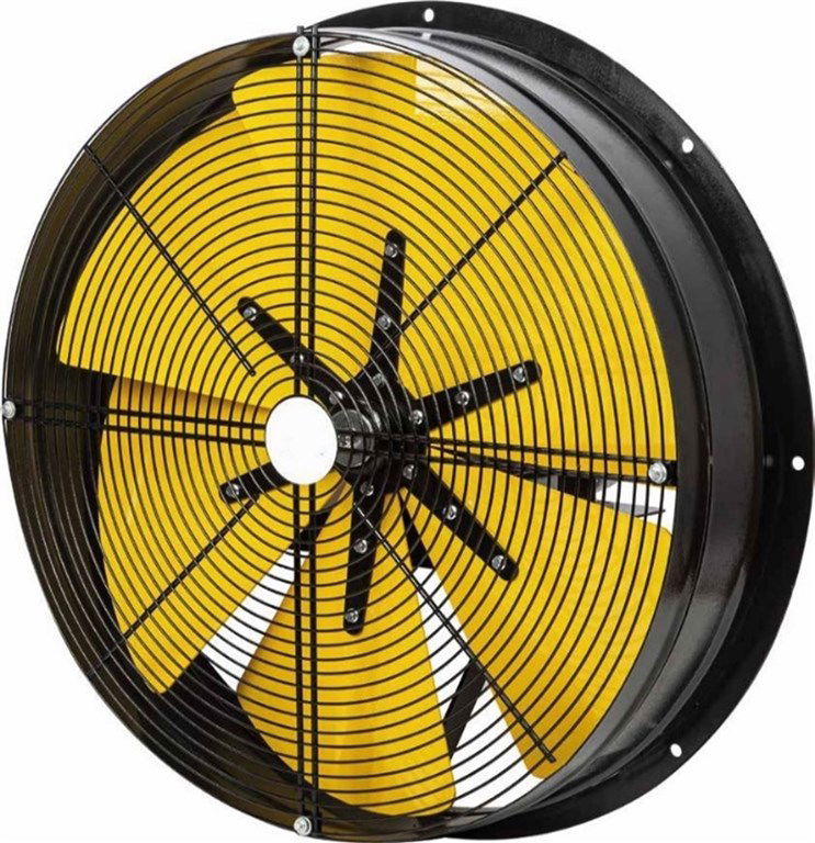 7 KANATLI METAL PERVANELİ AKSİYEL FAN 4200 m³/h