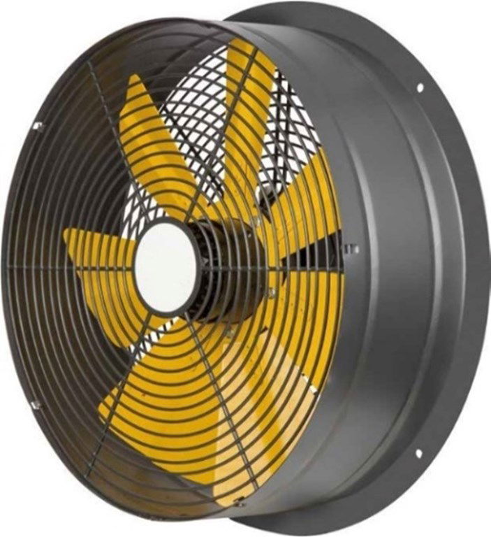 7 KANAT PERVANELİ DİREKT AKUPLE SANAYİ TİP FAN 7200 m³/h