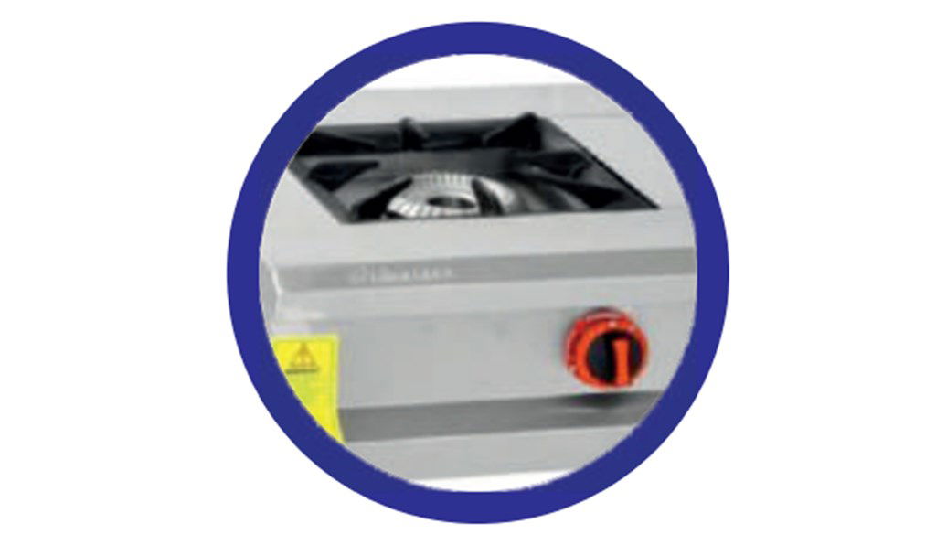 HİMAKSAN TABAN RAFLI GAZLI OCAK HMK-TBOG 550 CE-1