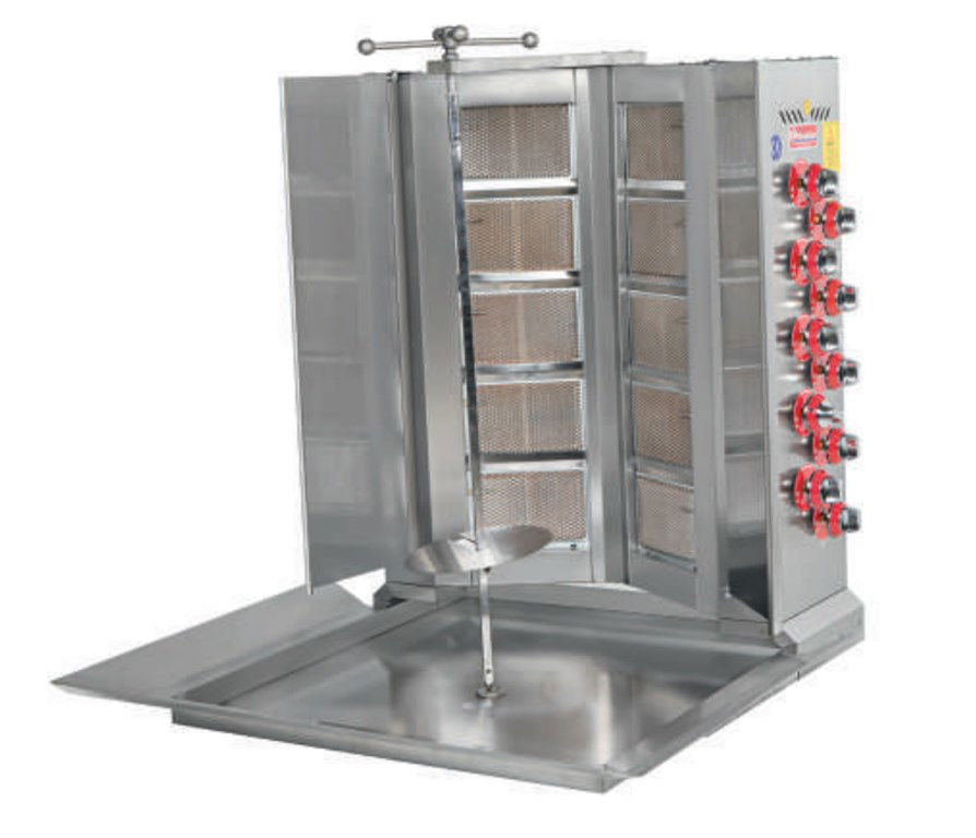 DOĞAL GAZLI HMK DNG V 6+6  DÖNER OCAĞI