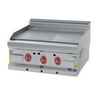 CSA INOX 2400 cm² Doğalgazlı Tam Kanallı Izgara KROM PLEYT