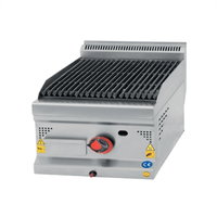 CSA INOX 2400 cm² Set Üstü Doğalgazlı Lavataş Döküm Izgara