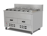 EMPERO 8 GÖZLÜ KÖMÜRLÜ YATAY PİLİÇ KIZARTMA MAKİNESİ