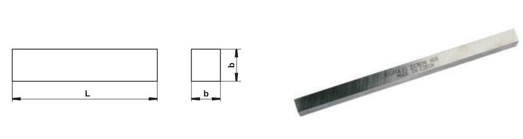 POLDİ DIN 4964B KARE KESİTLİ TORNA KALEMİ 100mm Z4964B