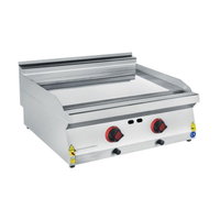 CSA INOX Set Üstü Doğalgazlı Düz Pleyt Izgara