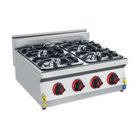 CSA INOX Set Üstü Doğalgazlı Dört Gözlü Ocak