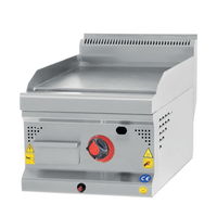 CSA INOX Set Üstü Doğalgazlı Düz Pleyt Izgara