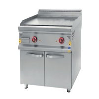 CSA INOX Dolaplı Elektrikli Pleyt Izgara (KROM PLEYT)