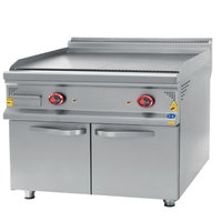 CSA INOX Dolaplı Elektrikli Yarı Kanallı Izgara (KROM PLEYT)