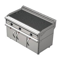 CSA INOX Dolaplı Doğalgazlı Tam Kanallı Izgara