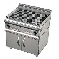 CSA INOX Dolaplı LPG Tüplü Sulu Balıksırtı Izgara