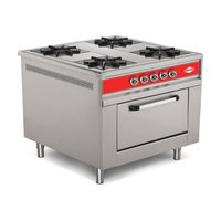 EMPERO 900 PLUS SERİSİ GAZLI KUZİNE FIRINLI 4 BRÜLÖRLÜ