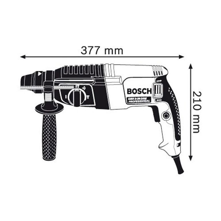 BOSCH GBH 2-26 DRE PROFESYONEL KIRICI DELİCİ MATKAP -2