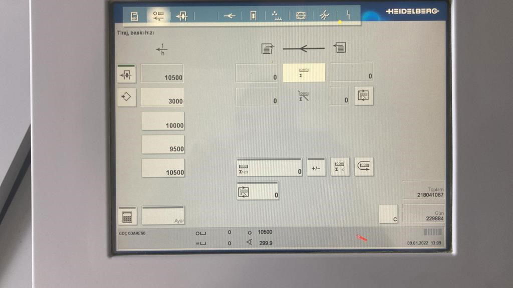 HEIDELBERG CD 102/4 OFSET BASKI MAKİNESİ HEIDELBERG CD 102/4 OFSET BASKI MAKİNESİ -6