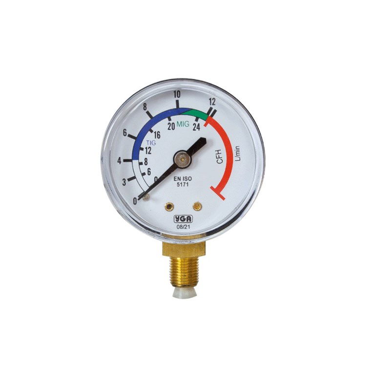 BASINÇ GÖSTERGESİ 0-12 L/MİN ARGON-CO2 ÇIKIŞ 59012-50