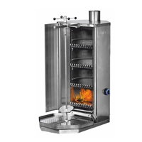 4 RADYANLI ALTTAN MOTORLU KÖMÜRLÜ DÖNER MAKİNESİ LAVTAŞLI
