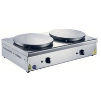 Doğalgazlı Çiftli Krep Pişirme Makinesi