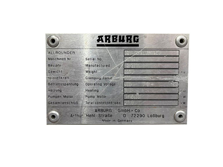 Arburg 320KS 700-250 Plastik Enjeksiyon Makinesi-2