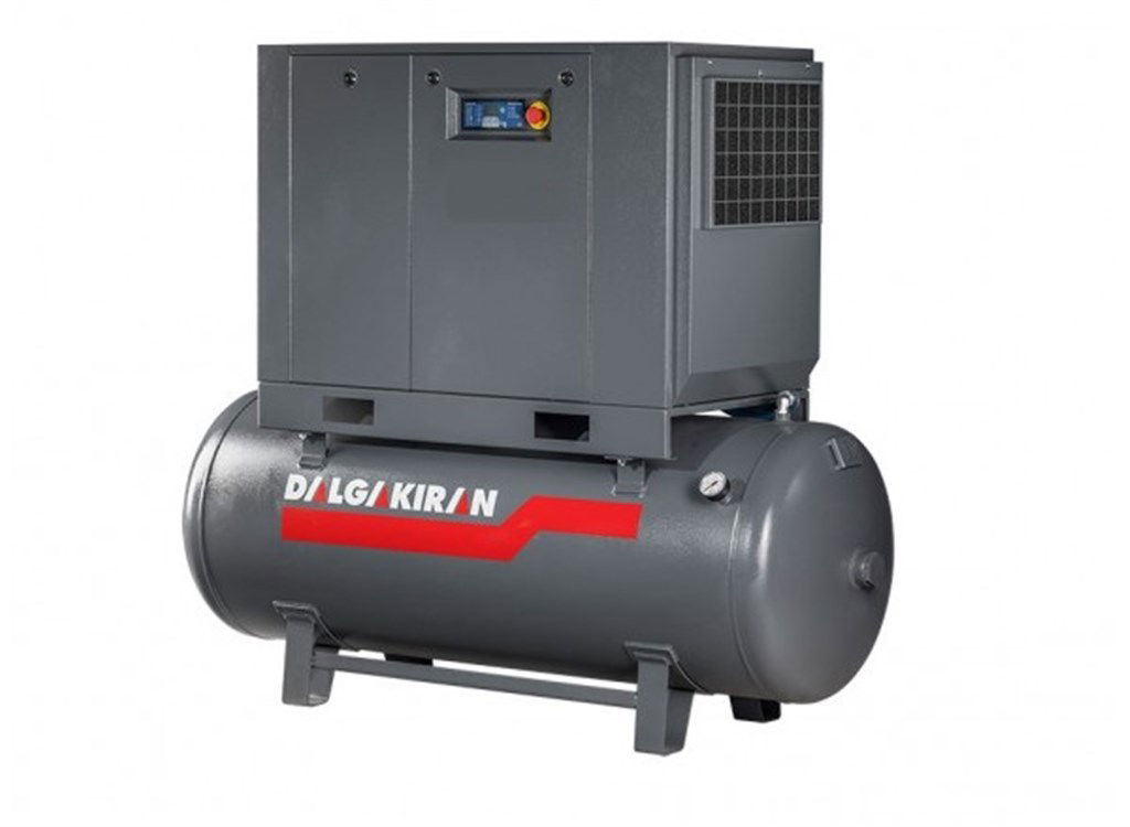 DALGAKIRAN INVERSYS 5-10 BAR 5,5  kW DEPOLU VİDALI KOMPRESÖR