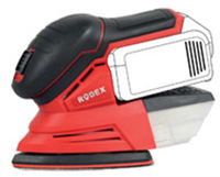 RODEX RPX2260 ÜÇGEN ZIMPARA MAKİNESİ - AKÜSÜZ