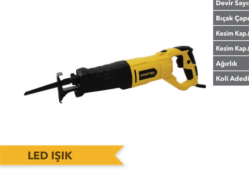 CHATTEL CHT-6091 TİLKİ KUYRUĞU TESTERE 850 WATT