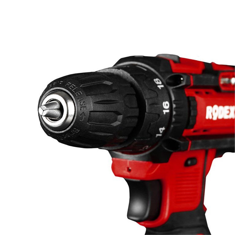 RODEX RDX3321 ŞARJLI ÇİFT AKÜLÜ MATKAP TEK AKÜLÜ VİDALAMA-3