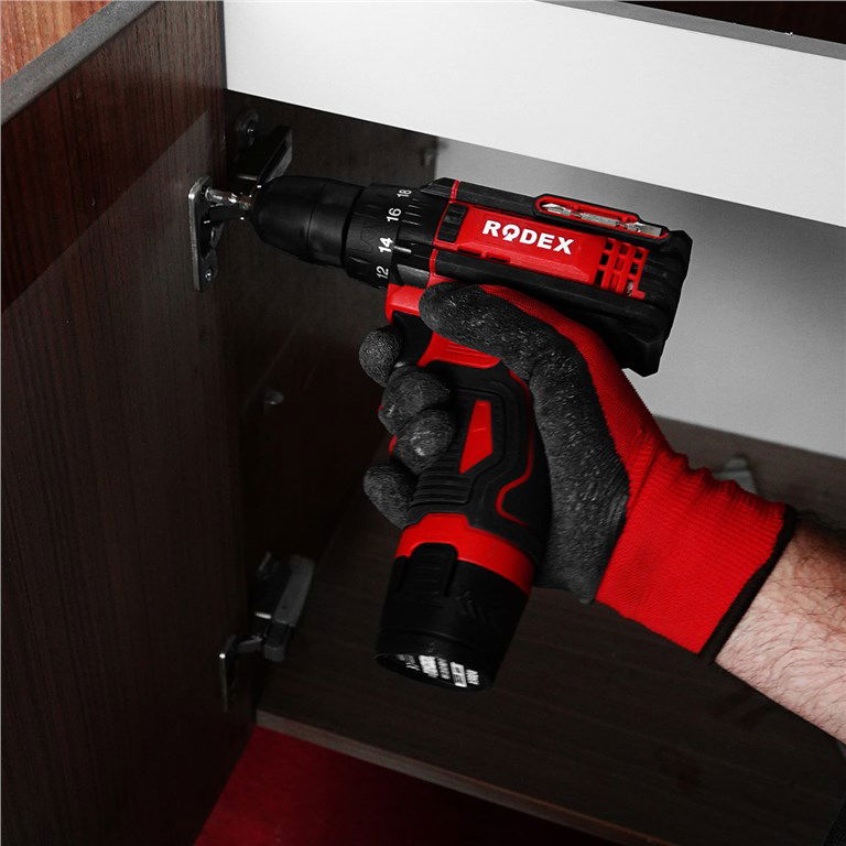 RODEX RDX3321 ŞARJLI ÇİFT AKÜLÜ MATKAP TEK AKÜLÜ VİDALAMA-9