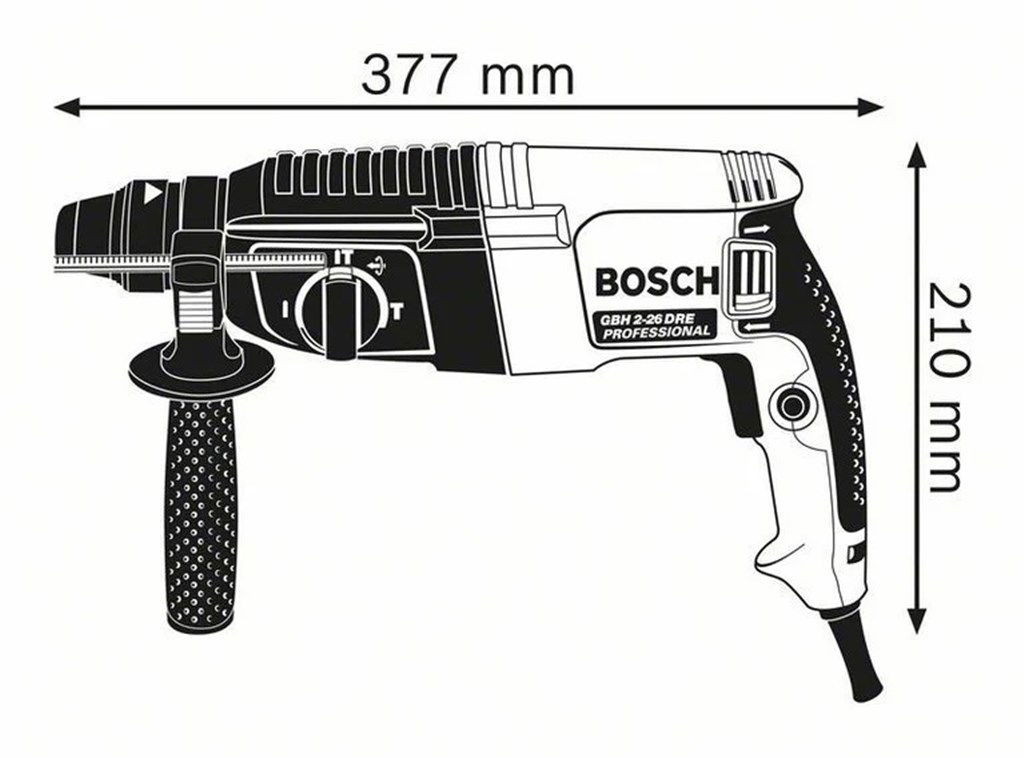 BOSCH PROFESSİONAL GBH 2-26 DRE KIRICI DELİCİ-2