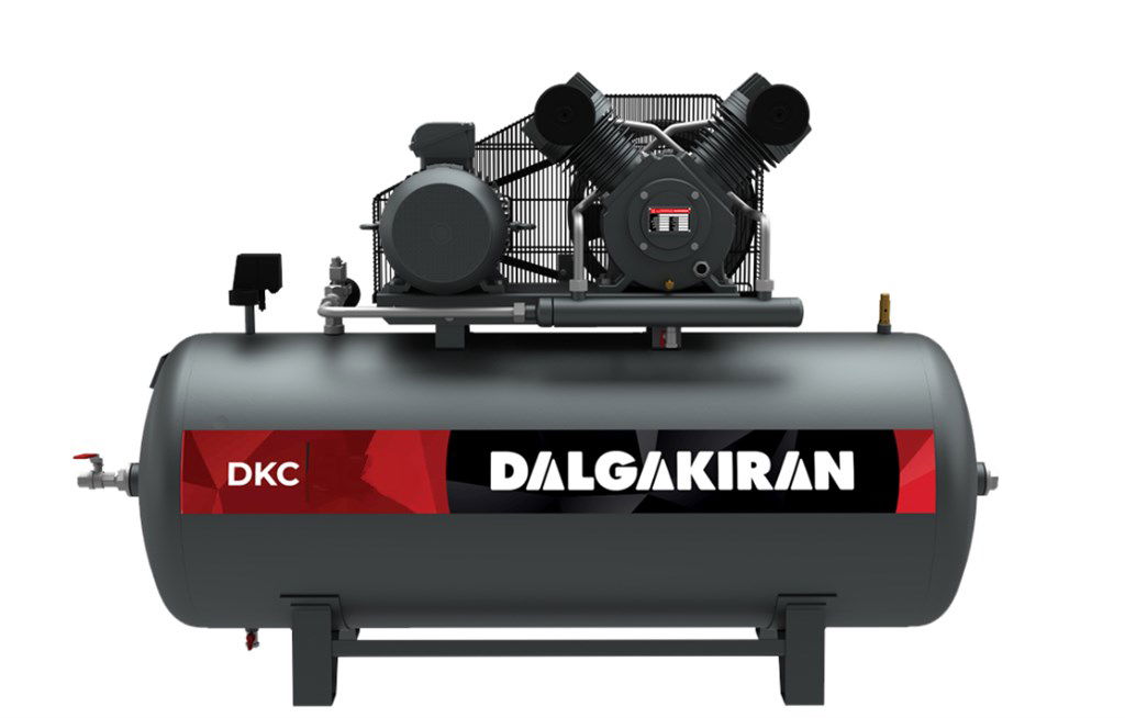 DKT 150- 8 BAR 1.5 kW DEPOLU PİSTONLU KOMPRESÖR 400W