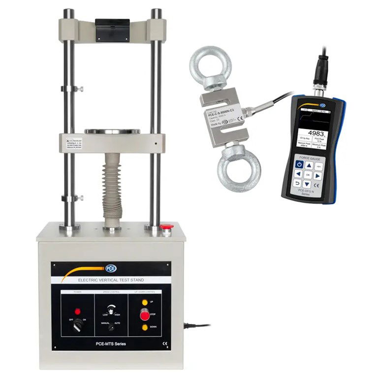 PCE Dinamometreli Kuvvet Test Standı PCE-MTS500-DFG N 5K-KIT