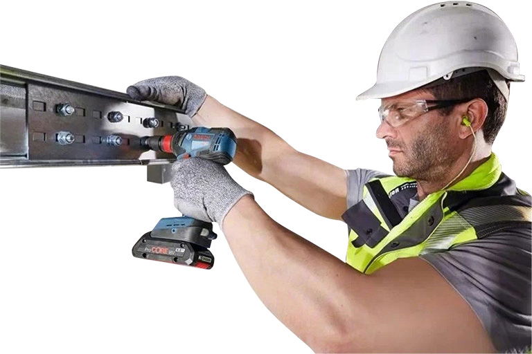 BOSCH GDX 18V-200 C ÇİFT AKÜLÜ 5 AH SOMUN SIKMA MAKİNESİ-1