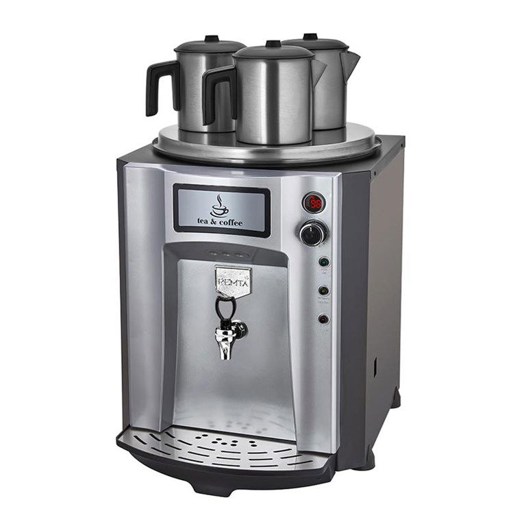 Remta De10P 3 Demlikli Jumbo Çay Makinesi 40 Lt, Siyah