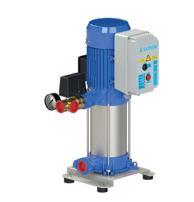  SHM6 A-100/6 DÜŞEY MİLLİ KADEMELİ TEK POMPA HİDROFOR