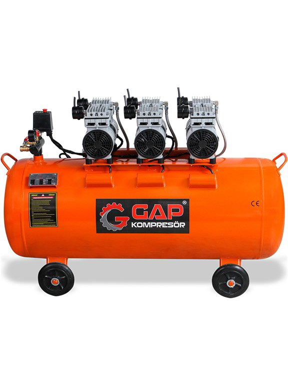 GAP GPS 750X3 200 L Sessiz ve Yağsız Hava Kompresörü GAP GPS 750X3 200 L Sessiz ve Yağsız Hava Kompresörü-2