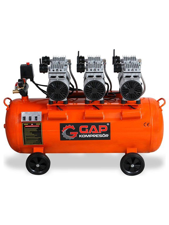 GAP GPS750x3 100 L Sessiz ve Yağsız Hava Kompresörü-1