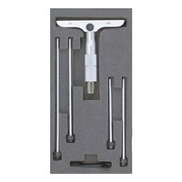 Asimeto 0-150 x 0.01 mm Mekanik Derinlik Mikrometre