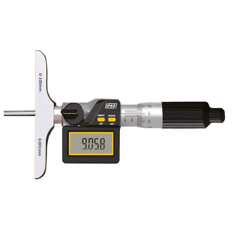 Asimeto 0-150 x 0.01 mm Dijital Derinlik Mikrometre-1