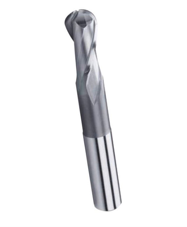 ÇİN Çap 22 mm HSS 2 Ağız Kısa Küresel Parmak Freze-1