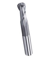 ÇİN Çap 22 mm HSS 2 Ağız Kısa Küresel Parmak Freze