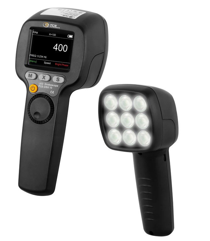 PCE Dijital Stroboskop PCE-DSX 10 Güçlü LED'ler ile-1
